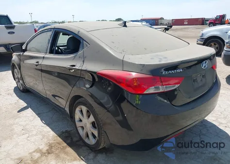 2013 Hyundai Elantra Limited from USA, damaged, VIN 5NPDH4AE7DH244104